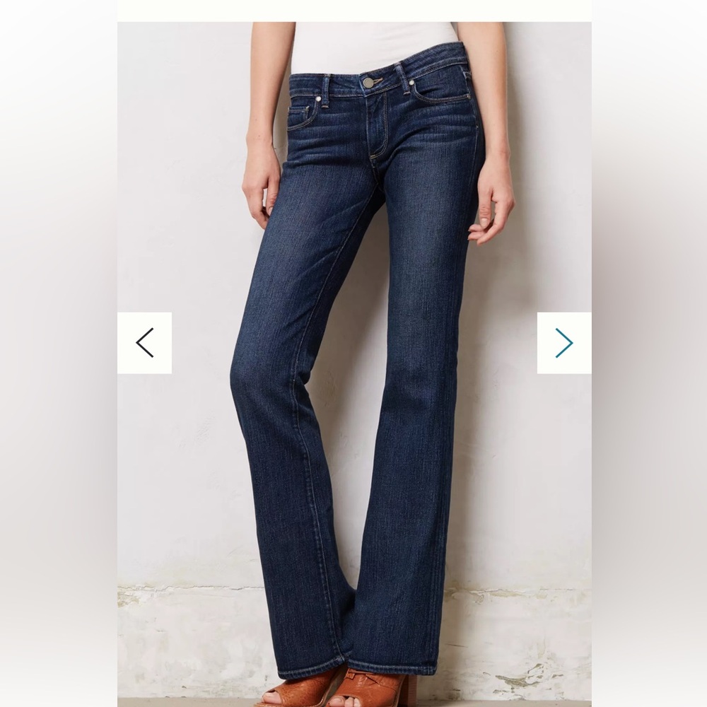 PAIGE low rise bootcut jeans